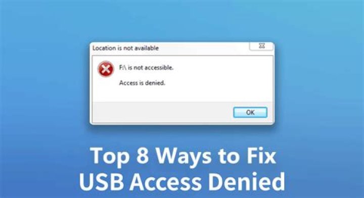 How do I fix USB Access Denied issue?
