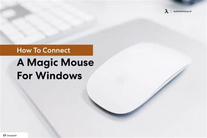 How do I install Apple Magic Mouse drivers on Windows 10?