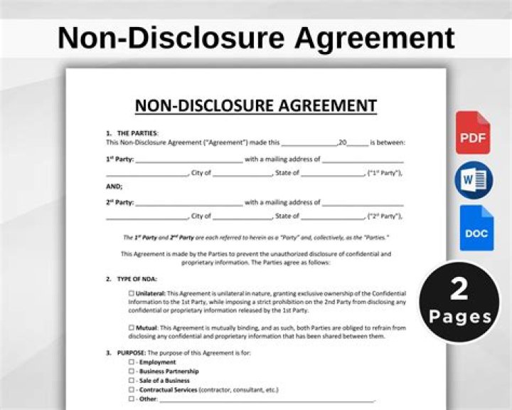 How do I write a non-disclosure agreement?