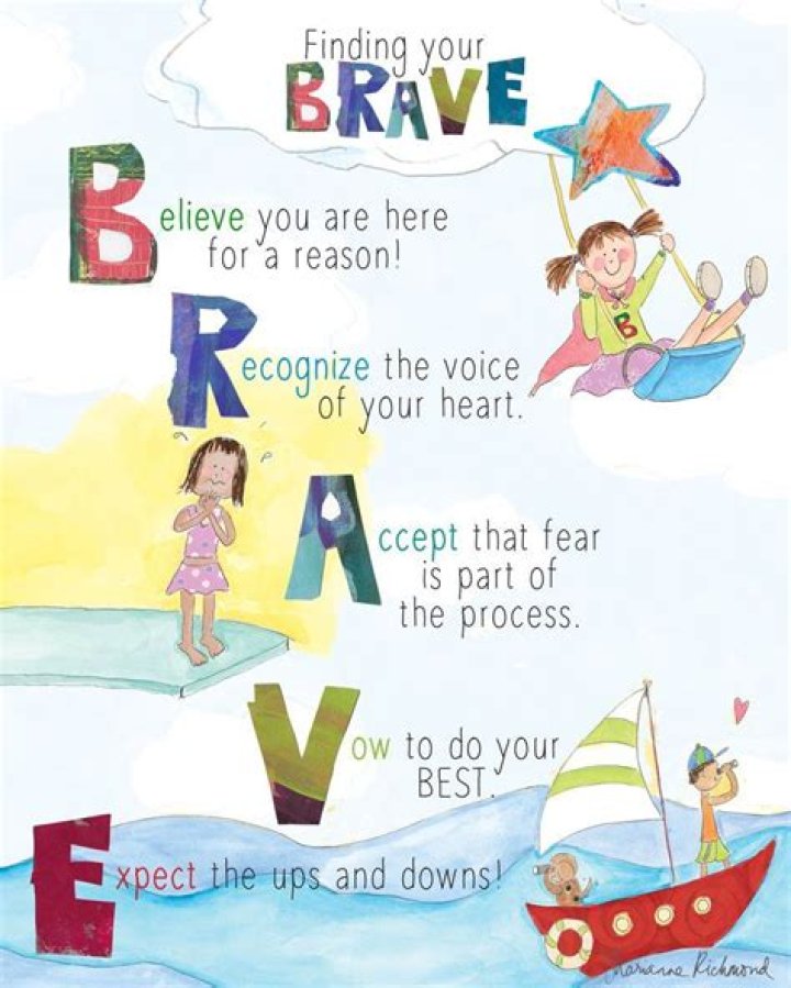 How do you explain bravery to a child?