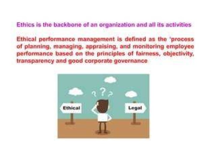 What are the ethical issues in performance management?
