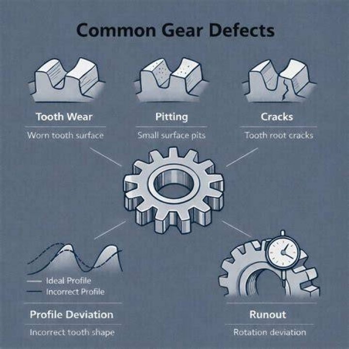 What causes gear tooth pitting?