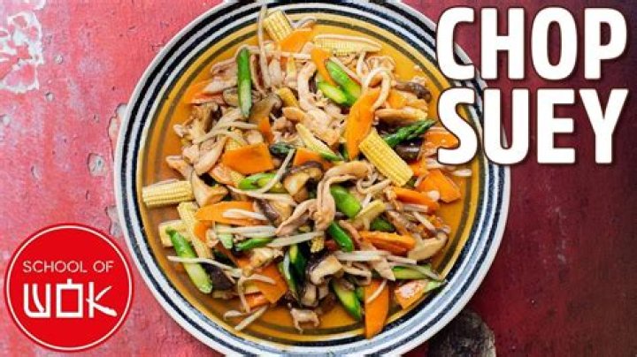 What does chop suey literally mean?