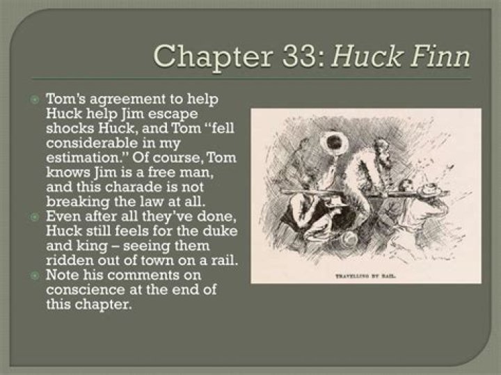 What does Huck say his name is in Chapter 17?