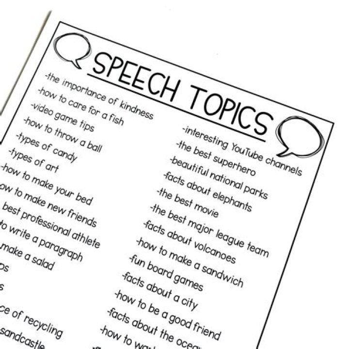 What is a good topic for a 4-h speech?