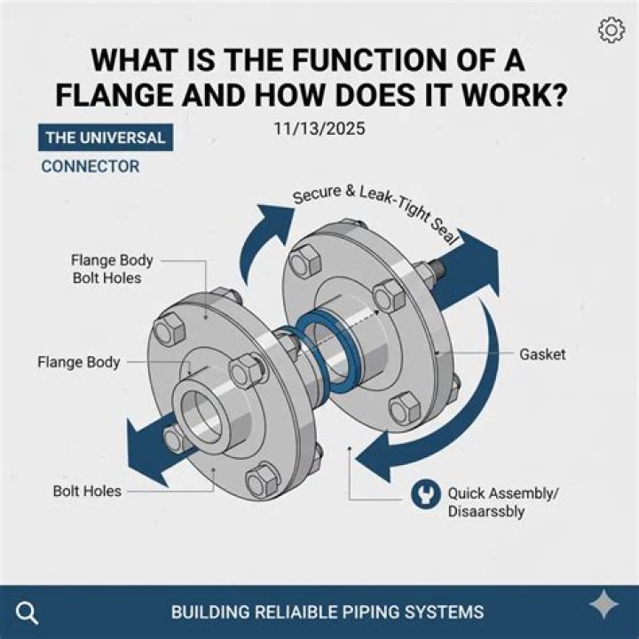What is flange joint?