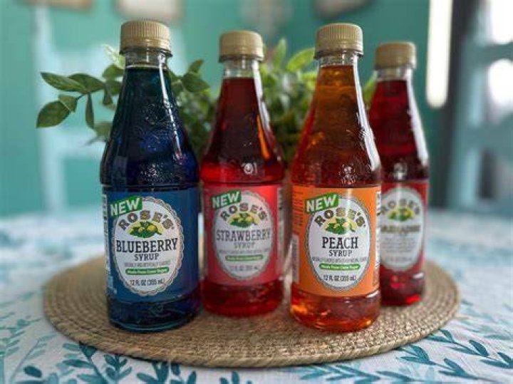 What is rose syrup used for?
