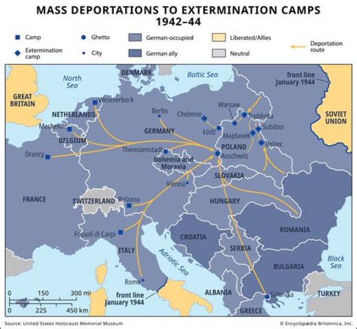 Where was the worst concentration camp?